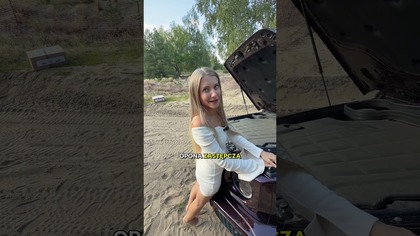 Damaris szuka opony zastępczej w G klasie  #couple #mercedes #gklasa #danielgrzyb #offroad