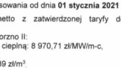 Od lipca nowa taryfa ciepła