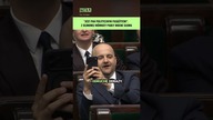 Awantura w Sejmie.  Pana retoryka obnaża pana intelektualną nicość #shorts