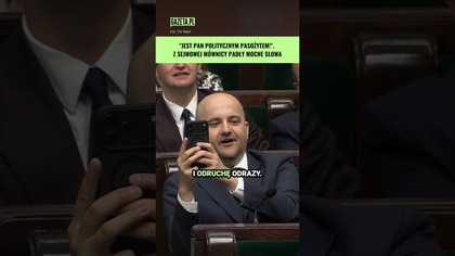 Awantura w Sejmie.  Pana retoryka obnaża pana intelektualną nicość #shorts