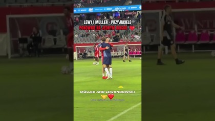 LEWANDOWSKI I MÜLLER, SPOTKANIE PRZYJACIÓŁ Z BAYERNU #piłkanożna #lewandowski #mls