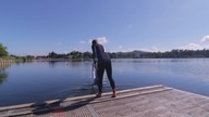 Jednoosobowy rower wodny