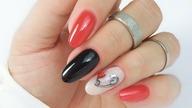Valentines nails art tutorial / Gabrielle Nails Charbonne
