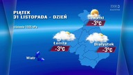 TVP3 Białystok - Wpadka w prognozie pogody (30. 11. 2023, 14:34)