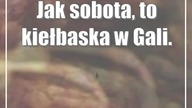 Jak sobota, to kiełbaska w Gali.  I tak już od 10 lat
