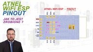 ATNEL WIFI ESP - PINOUT - jak to jest zrobione - ciekawostki.  Na koniec Node MCU + OLED 72x40