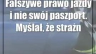 Fałszywe prawo jazdy i nie swój paszport.  Myślał, że strażnicy się nie zorientują