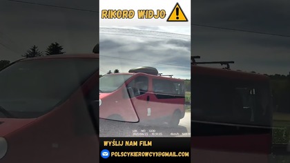 Cham bez skrupułów #shorts #rikordwidjo #polscykierowcy #polska #dashcam
