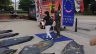 Protest pokojowy Deunizacja Polski Subito - Warszawa 04. 06. 2024 r.  cz. 1