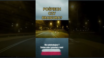 Wyprzedza na zakręcie, znosi auto i barierki! Pośpiech czy brawura? #droga #uwaga #shorts #viral