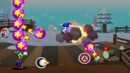 Mario & Luigi Paper Jam HD - przewodnik po grze (3DS) część 7 - Przygoda w górach Mount Brr