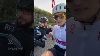Dziś trening z moim kochanym trenerem #kolarstwo 