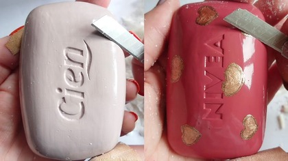 Soap Carving ASMR Relaxing Sounds no talking Satisfying ASMR Video