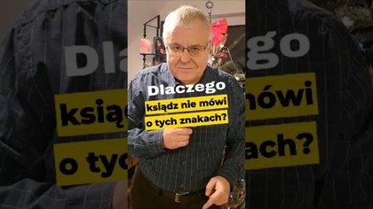 Dlaczego ksiądz nie mówi o tych znakach? #NauczaniePastora Niedziela 13:00