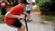 Zjazd z Bike Park w Kłodzku