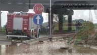 Zalany zjazd z S3 w Gorzowie