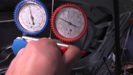 Klimatyzacja - test szczelności azotem.