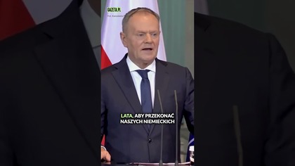 Tusk o współpracy z Niemcami.  Przewrót kopernikański #shorts