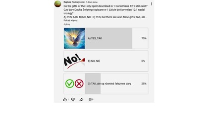 1 Corinthians 12.  Czy dary DUCHA ŚWIĘTEGO nadal istnieją #holyspirit #duchświęty