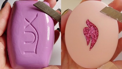 Soap Carving ASMR Relaxing Sounds no talking Satisfying ASMR Video