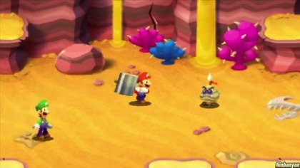 Mario & Luigi Superstar Saga HD - przewodnik po grze (3DS) część 4 - Narodziny Bowletty.  Księżniczka Peach w niebezpieczeństwie