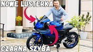 Montujemy czarną szybę z garbem i lusterka tuningowe YAMAHA YZF R125 2024 #yamaha #r125 #tuning