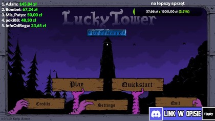 Nie szczęśliwe uzależnienie Lucky Tower Ultimate #Live