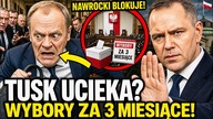 TUSK SZYKUJE DYMISJĘ! NAWROCKI MOŻE ZATRZASNĄĆ MU WYJŚCIE!