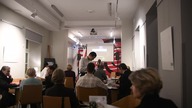 Wspomnienia o prof.  Marianie Pokropku w kawiarni SOK-u.  09. 02. 2023, Suwałki.