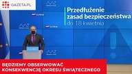 Obostrzenia przedłużone do 18 kwietnia