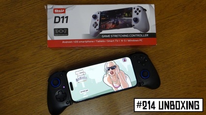 #214 Unboxing: Gamingowy kontroler do telefonu BSP D11 + TEST *WARTO* | Asasyn08