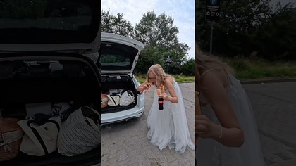 SESJA POŚLUBNA Z HOT-DOGAMI i COLKĄ *mała wpadka z colą*