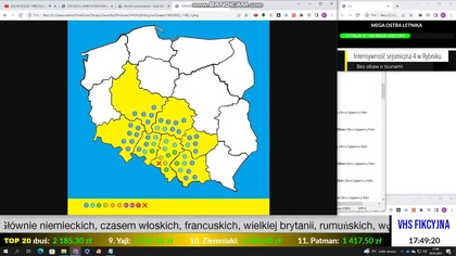 Wczesne ostrzeżenie przed trzęsieniem ziemi około 11:06 w dniu 18 maja 2023 roku