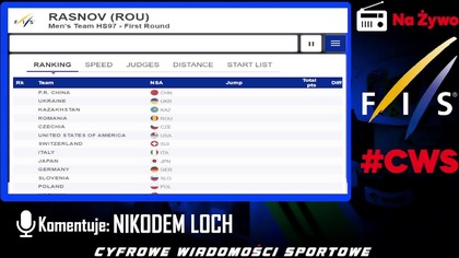 KONKURS DUETÓW W RASNOVIE - PUCHAR ŚWIATA NA ŻYWO - ZACZYNAMY O 16:05