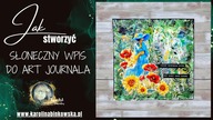 Słoneczny wpis do Art Journala  | Zapis transmisji Tyny