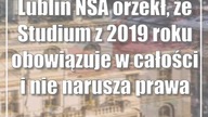Lublin: NSA orzekł, że Studium z 2019 roku obowiązuje w całości i nie narusza prawa