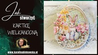 Wielkanocna Kartka w Kształcie Jajka