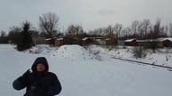 Widok na Suwałki (okolice dworca PKS i PKP) z lotu ptaka.  25. 12. 2021.