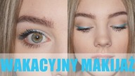 WAKACYJNY makijaż z turkusową kreską! Golden Rose Facechart