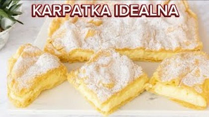  KARPATKA IDEALNA  delikatny krem budyniowy i chrupiące ciasto 