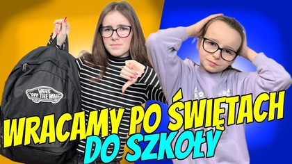 WRACAMY PO ŚWIĘTACH DO SZKOŁY.  JEST NAPRAWDĘ CIĘŻKO #fikimikiagatkiimoniki