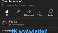 4K wyświetleń