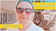 100 000 SUBÓW do końca ROKU ?!  Plany i Cele