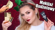 Makijaz Budzetowy Grudnia świąteczny Tutorial GRWM Test Tanich Kosmetyków Drogeryjnych