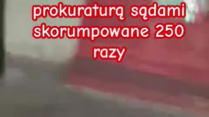 psychopata tata skorupowa o 250 osób policja prokuratura sąd chroni rozciął mi nogę