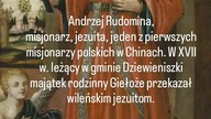 Gmina Dziewieniszki.  Jezuita Andrzej Rudomina.  Giełoże.  Dieveniškių sen. , Geleiai.  Dieveniškės