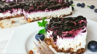 Sernik jagodowy Sernik keto bez glutenu i cukru!