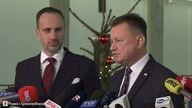 Błaszczak domaga się wyjaśnień w sprawie niezidentyfikowanego obiektu.