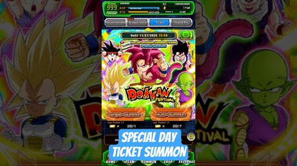 special day summons ssj4 goku daimia mini dbz dokkan battle