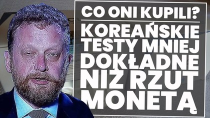 Koreańskie testy mniej dokładne niż rzut monetą!